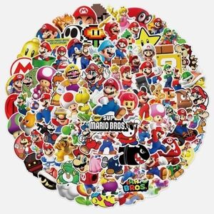 2/$10  25 Piece Super Mario Bros Sticker Pack